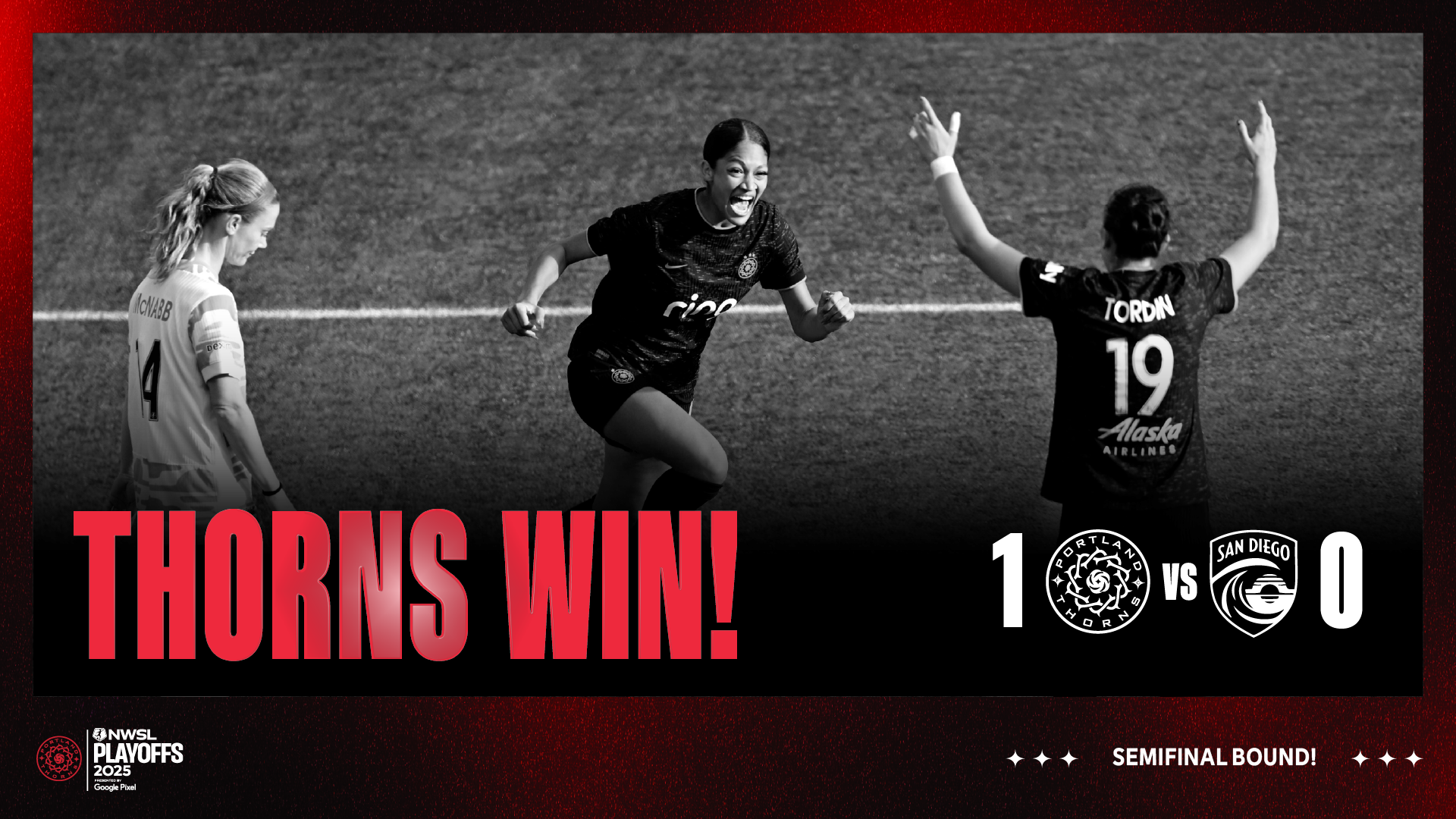 Thorns Advance to Semifinal with 1-0 Victory over SD Wave